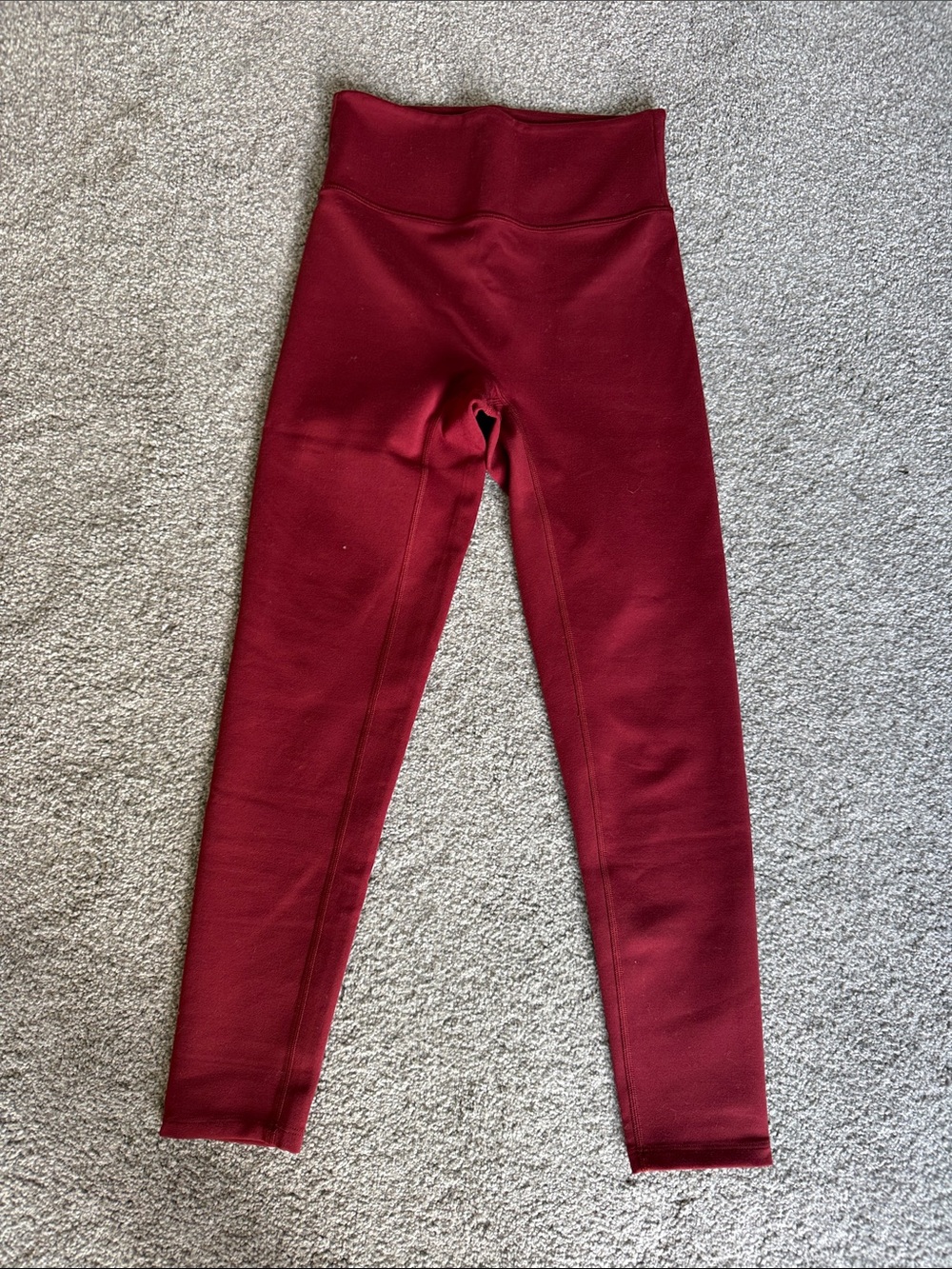 girlfriend collective Burgundy High-Rise Leggings